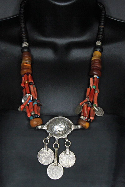 Amazigh tribal necklace from anti Atlas Mountains - TribalJewellery