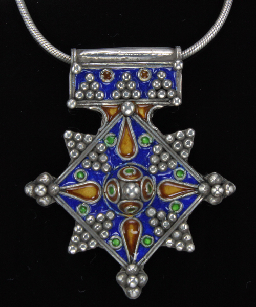 An Amazigh tribal pendant from the Anti Atlas Mountains, Morocco ...