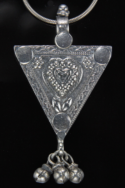 A tribal pendant from Himachal Pradesh - TribalJewellery